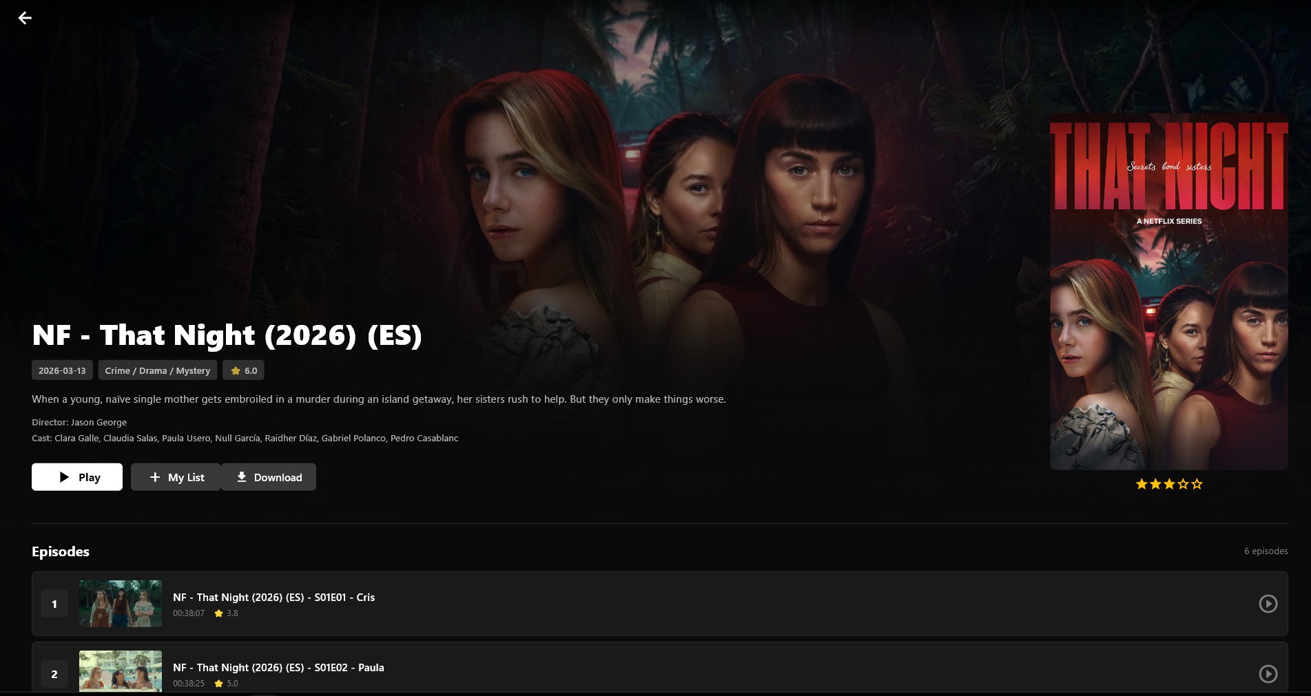 Series with episodes